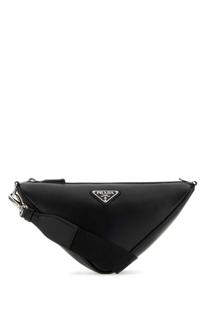 商品Prada|Prada Triangle Logo Zipped Messenger Bag,价格¥13710,第1张图片