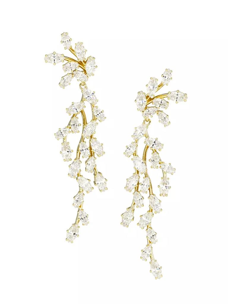 商品Adriana Orsini|Vow 18K-Gold-Plated & Cubic Zirconia Drop Earrings,价格¥2207,第1张图片