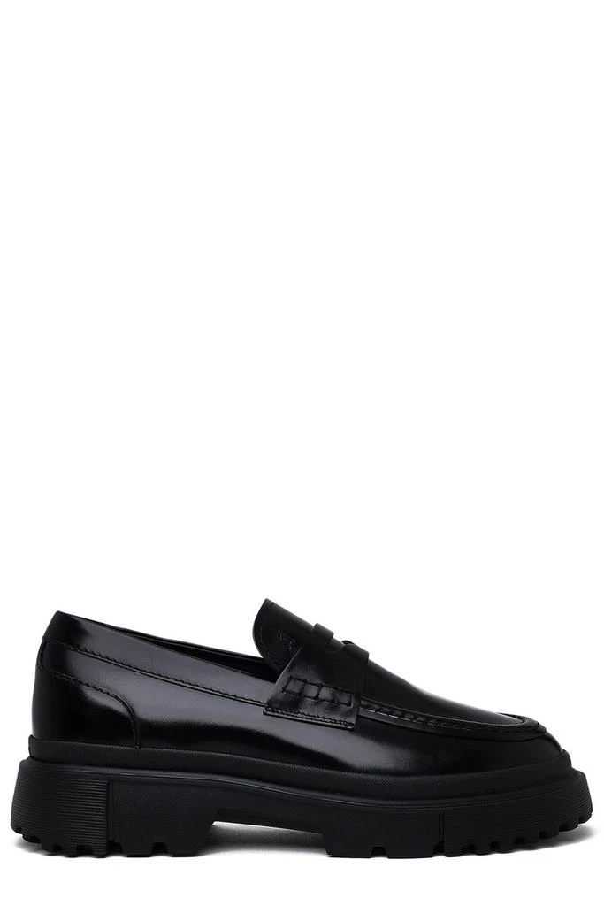 商品hogan|Hogan H629 Round-Toe Loafers,价格¥3332,第1张图片
