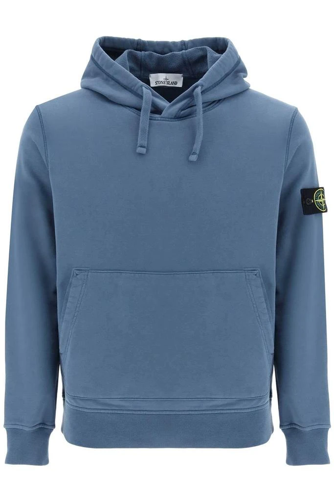 商品Stone Island|HOODIE WITH LOGO PATCH,价格¥1211,第1张图片