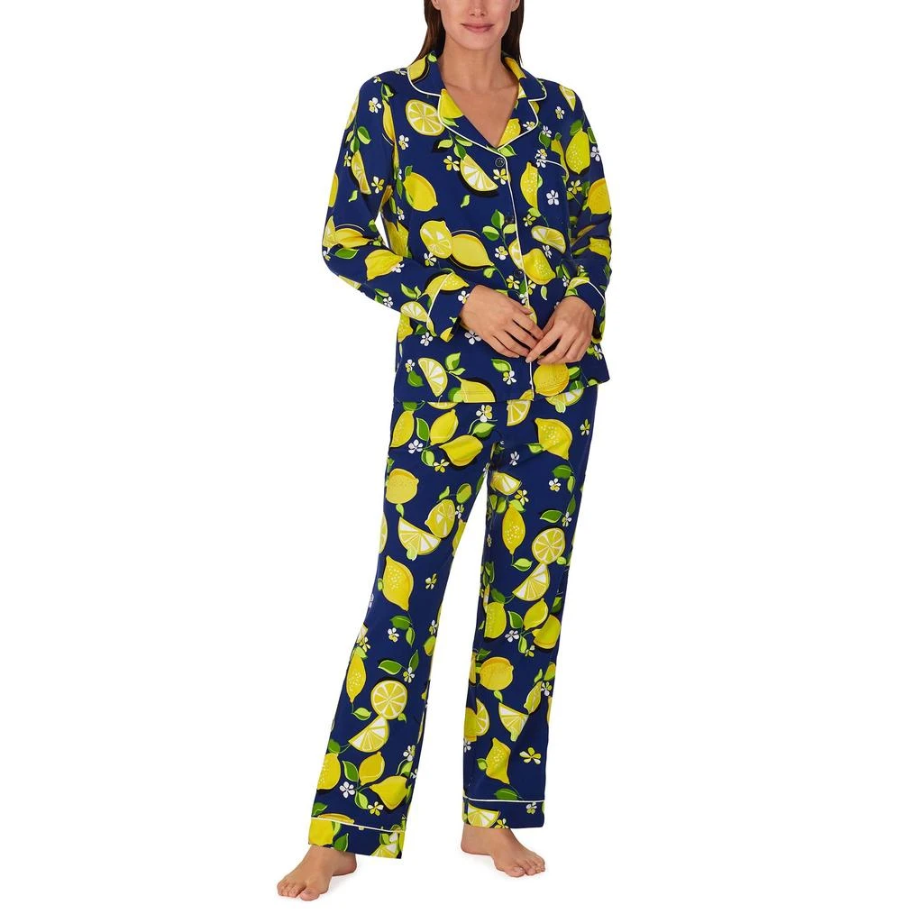 商品Bedhead PJs|Trina Turk x Bedhead Long Sleeve Classic PJ Set,价格¥596,第1张图片