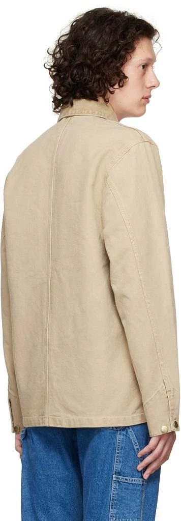 商品Carhartt WIP|Brown Garment-Dyed Denim Jacket,价格¥882,第3张图片详细描述