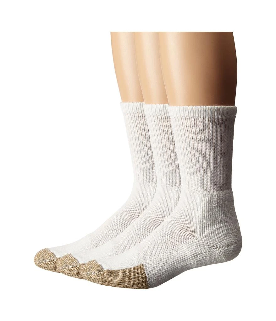 商品Thorlos|Tennis Crew Thick Cushion 3-Pair Pack,价格¥373,第1张图片