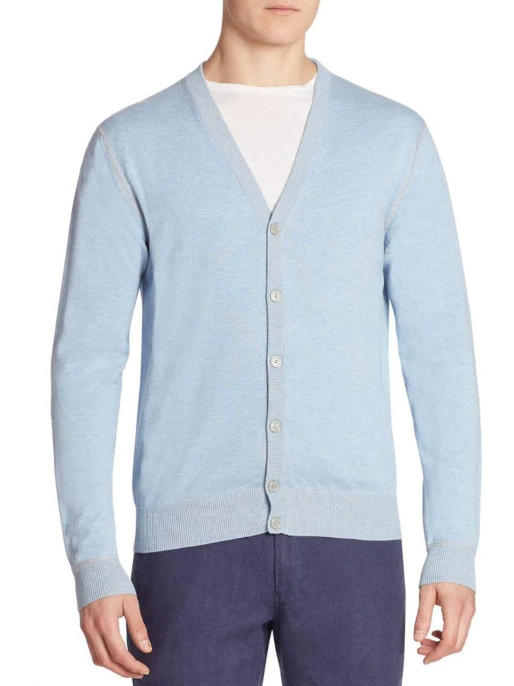 商品Saks Fifth Avenue|COLLECTION Ribbed Button-Front Cardigan,价格¥1118,第1张图片