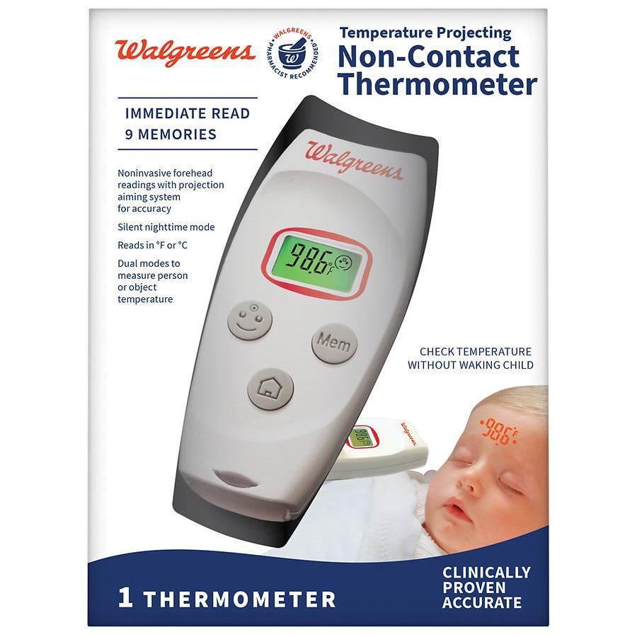 商品Walgreens|Temperature Projecting Non-Contact Thermometer,价格¥298,第1张图片