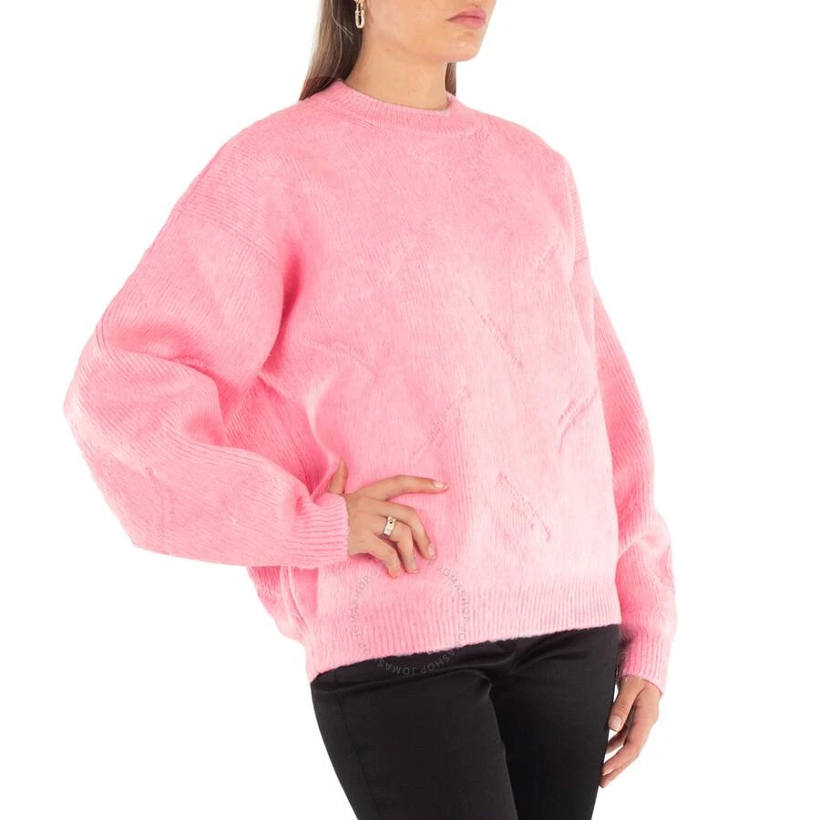 商品Alexander Wang|Prism Pink Debossed Logo Crewneck Jumper,价格¥1749,第2张图片详细描述