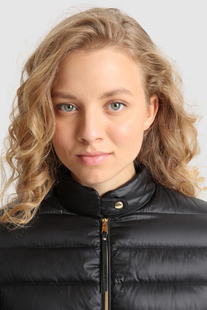Abbie Quilted Jacket in Satin Nylon商品第5张图片规格展示
