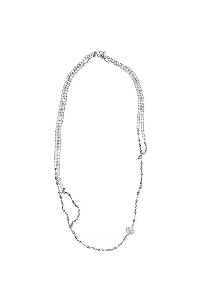 商品DSQUARED2|Necklaces Crystal Silver,价格¥1244,第1张图片