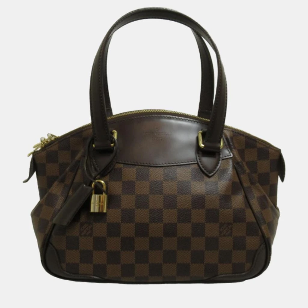 商品[二手商品] Louis Vuitton|Louis Vuitton Brown Canvas Damier Ebene Verona PM  Shoulder Bag,价格¥11086,第1张图片