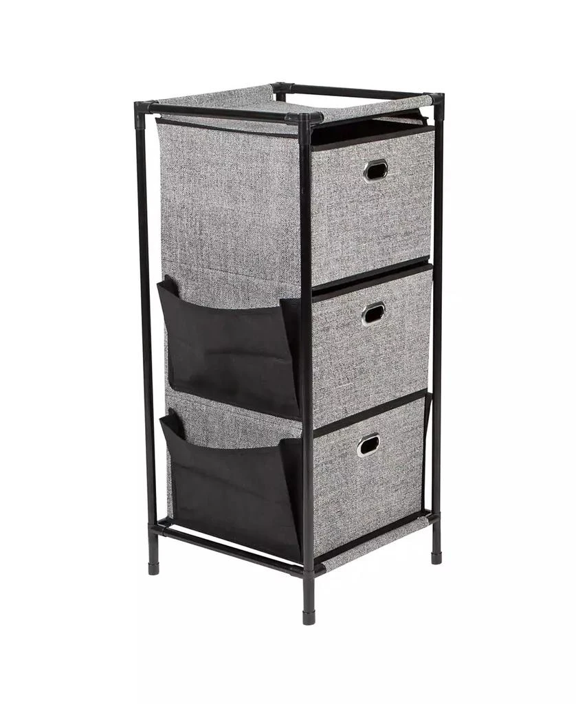 商品Simplify|3 Tier Storage Drawers with Side Pockets,价格¥547,第3张图片详细描述