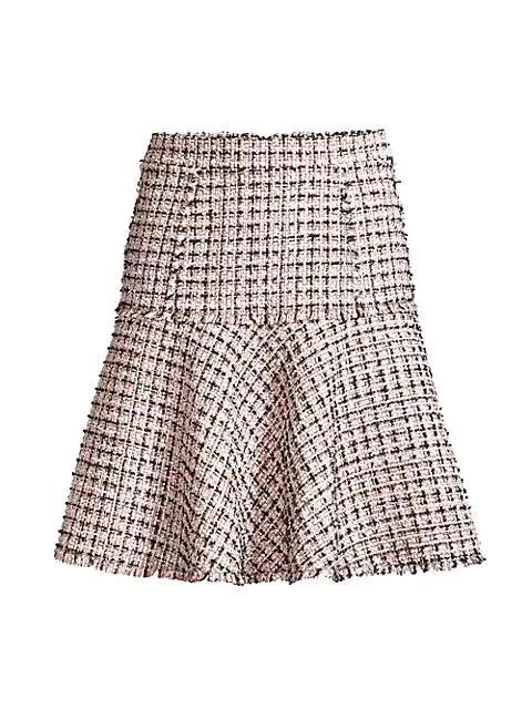 商品Tahari|Astrid Tweed Trumpet Skirt,价格¥362,第7张图片详细描述