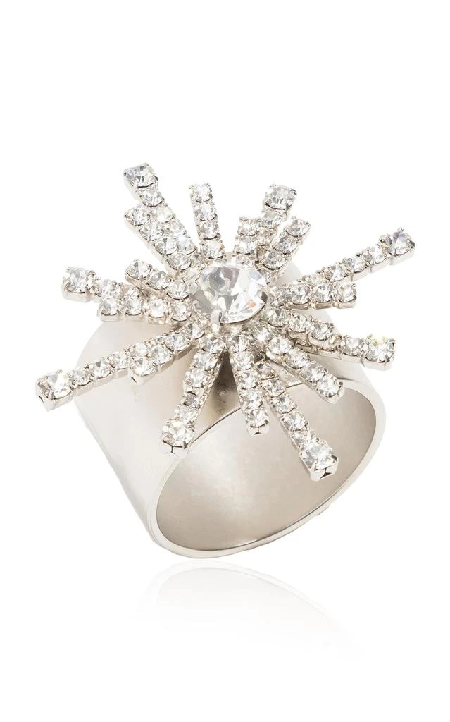 商品Loren Hope|Loren Hope - Set-of-Two Starlet Crystal Napkin Ring - White - Moda Operandi,价格¥558,第1张图片