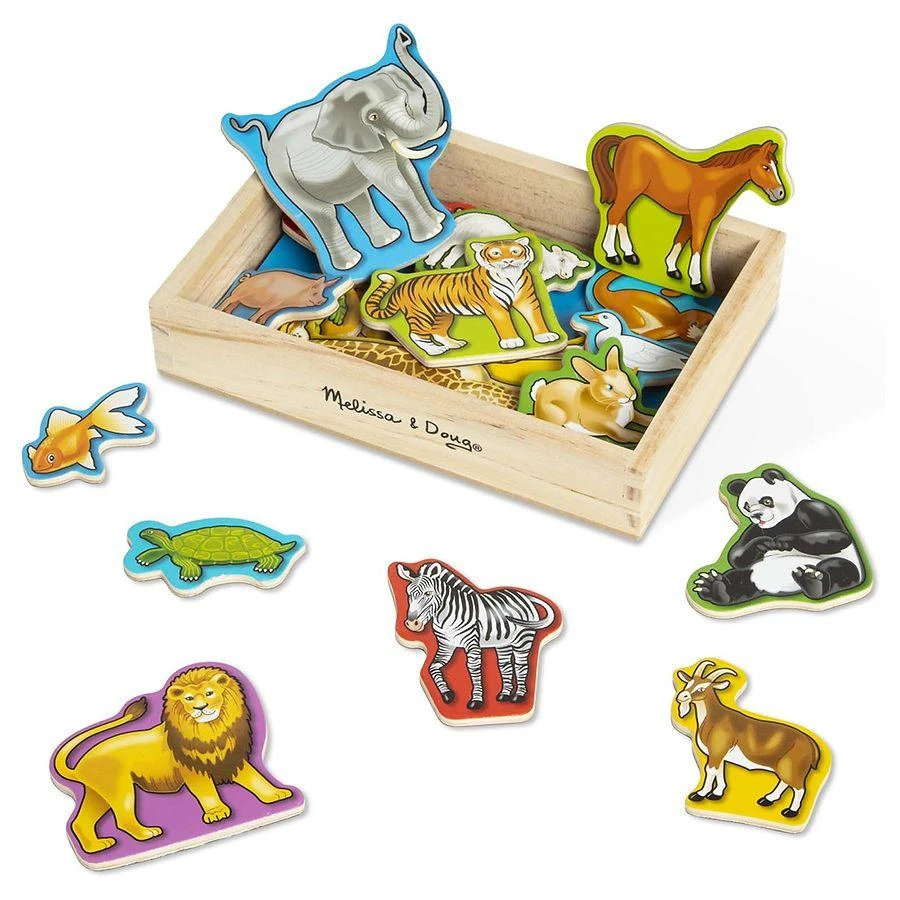 商品Melissa & Doug|木制动物磁铁 玩具,价格¥108,第3张图片详细描述