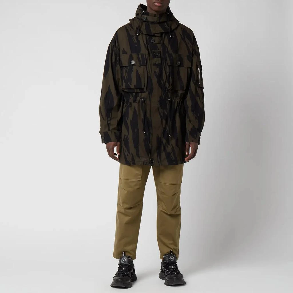 商品Kenzo|KENZO Men's Printed Oversized Parka - Bronze,价格¥1643,第3张图片详细描述