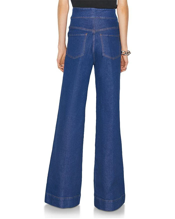 商品FRAME|Le Hardy High Rise Wide Leg Jeans in Adele,价格¥484,第4张图片详细描述