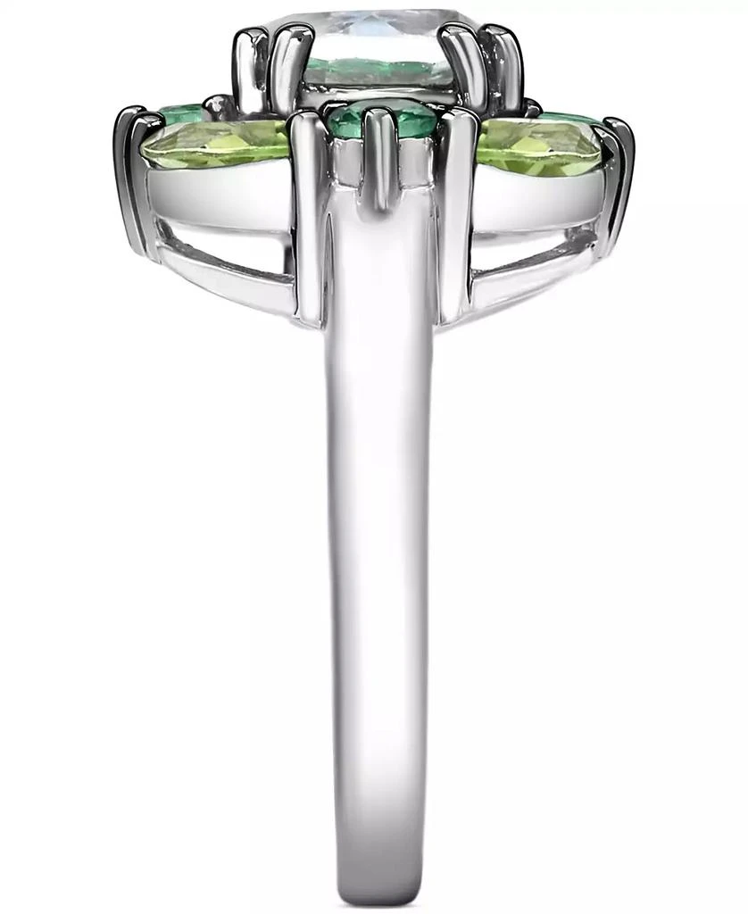 商品Macy's|Multi-Gemstone Cluster Ring (3-5/8 ct. t.w.) in Sterling Silver,价格¥1042,第5张图片详细描述