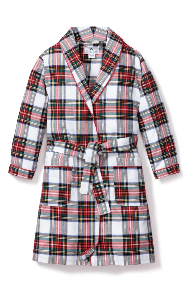 商品Petite Plume|Kids' Balmoral Tartan Robe,价格¥88,第3张图片详细描述