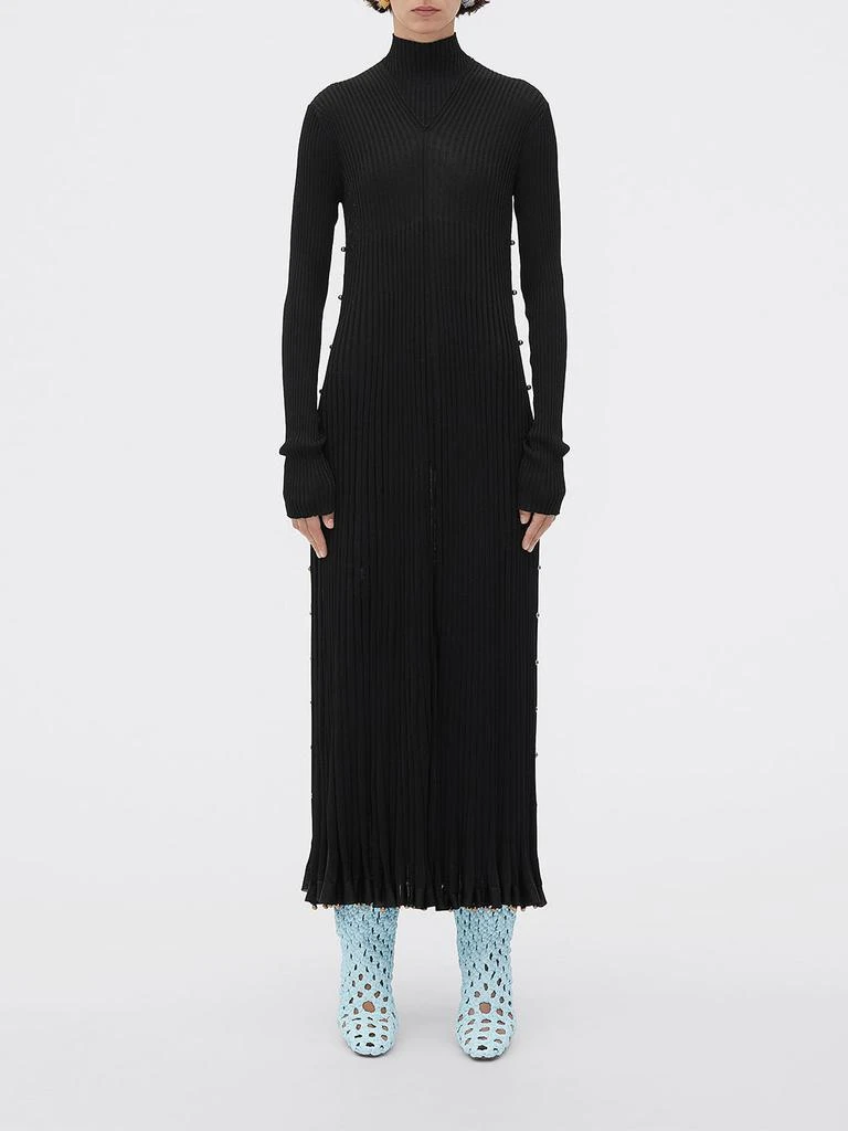 商品Bottega Veneta|Light Viscose Plissé Maxi Dress,价格¥31314,第2张图片详细描述