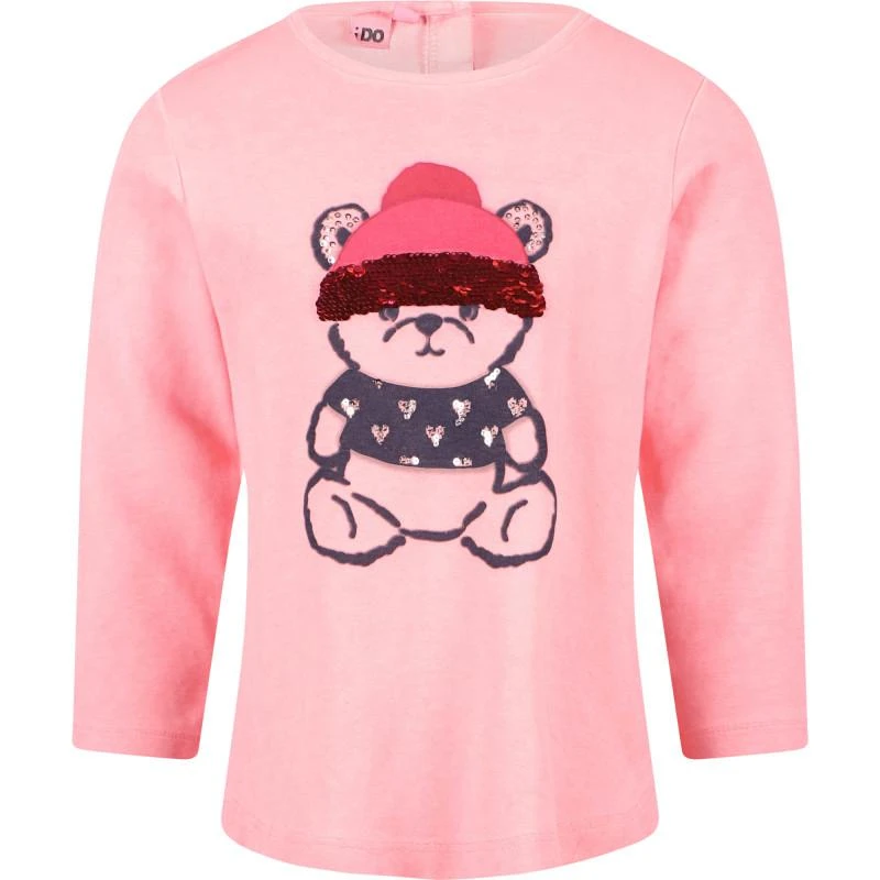 商品iDO|Sequin teddy pajama set in pink,价格¥319,第2张图片详细描述