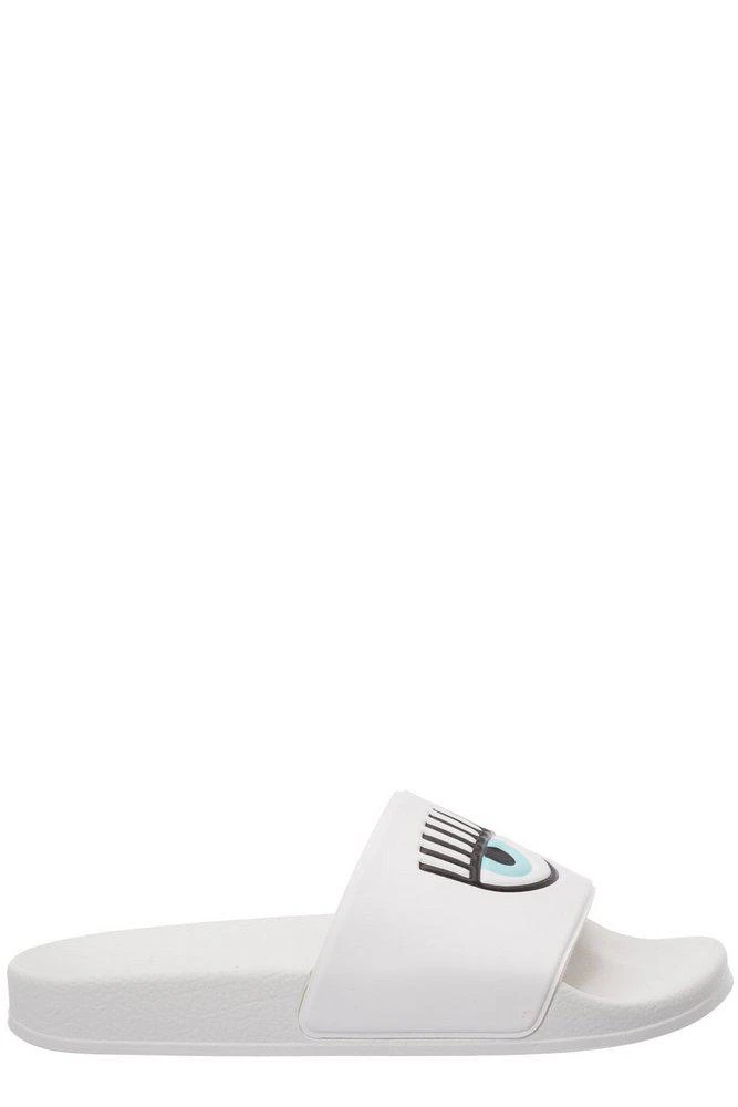 商品Chiara Ferragni|Chiara Ferragni Logo Printed Open-Toe Pool Slides,价格¥537,第1张图片