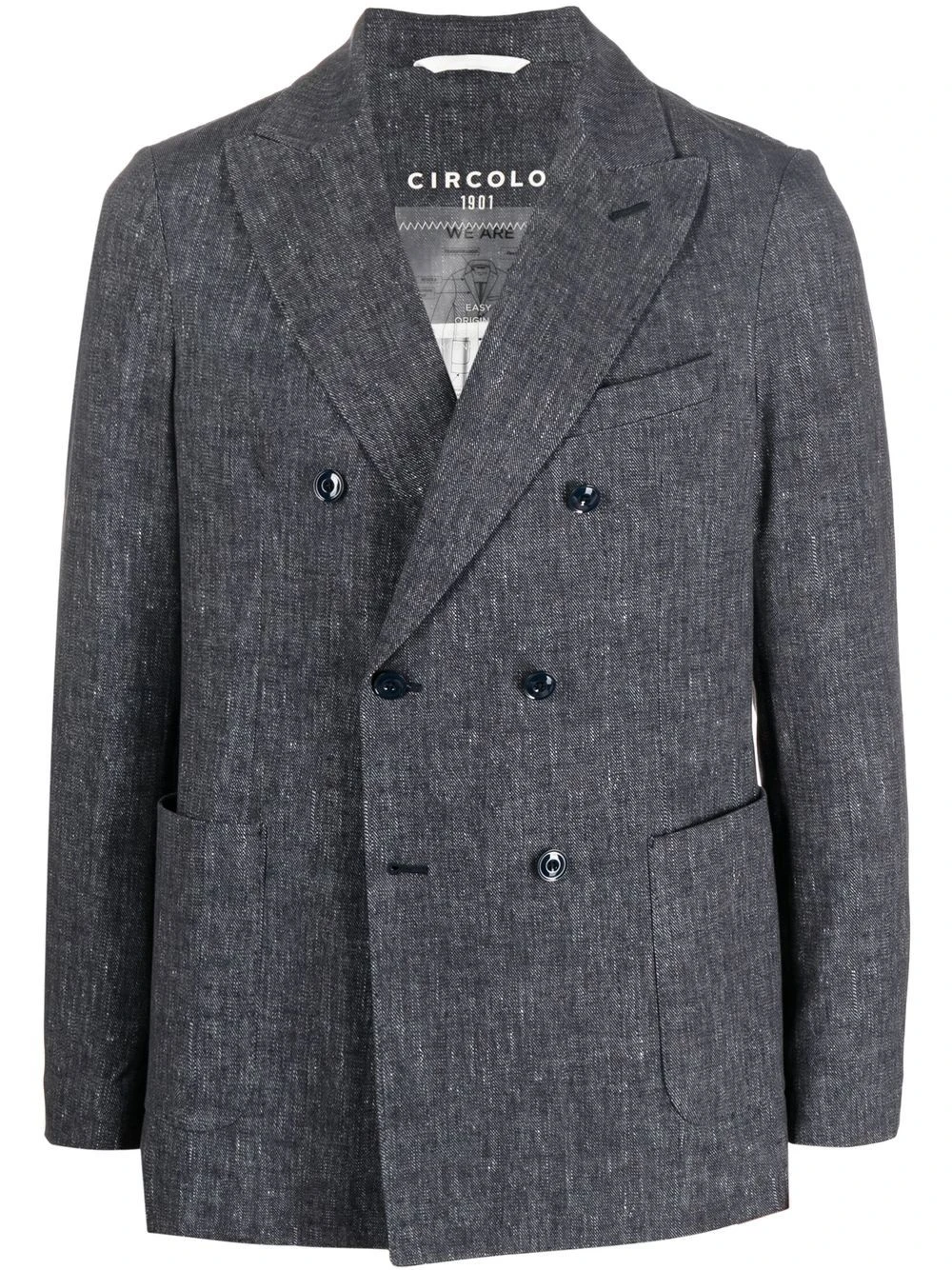 商品【商品预售7天】 Circolo 1901|Circolo 1901 男士西服 CN3518ARMAT 灰色,价格¥1322,第6张图片详细描述