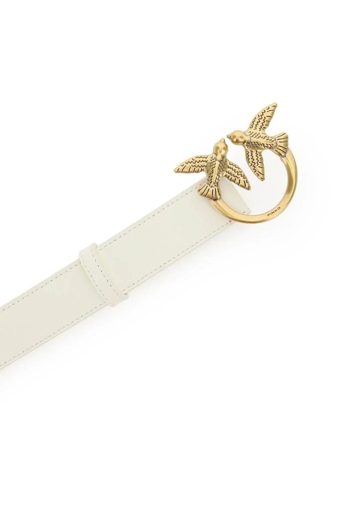 商品PINKO|Pinko Love Birds Leather Belt,价格¥945,第3张图片详细描述