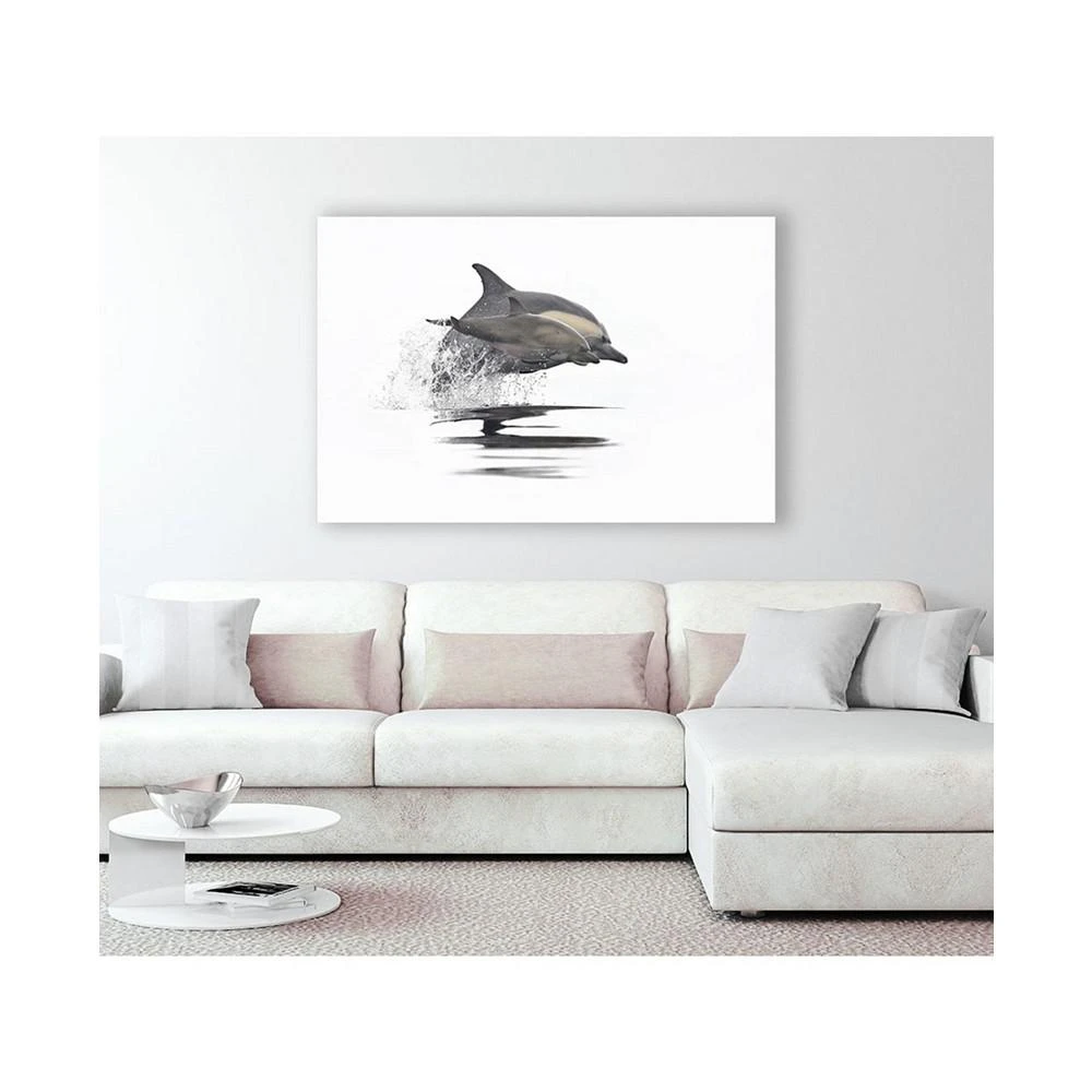 24" x 18" Mother and Daughter in Sync Museum Mounted Canvas Print 商品