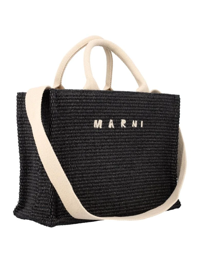 商品Marni|Marni Tropicalia Logo Embroidered Small Tote Bag,价格¥3542,第4张图片详细描述