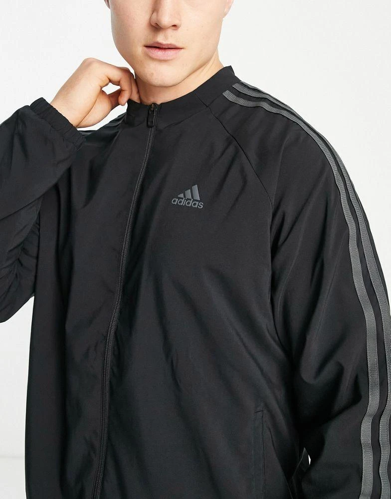 商品Adidas|adidas Golf Lined zip jacket in black,价格¥308,第2张图片详细描述