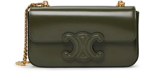 商品Celine|Triomphe亮泽牛皮革链条肩背包,价格¥16545,第1张图片