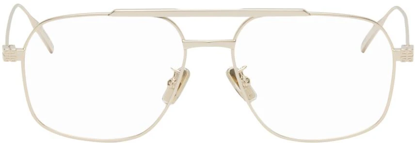 商品Givenchy|Gold Aviator Glasses,价格¥1842,第1张图片