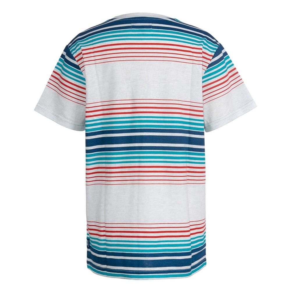 Big Boys Cristiano Multi Stripe Crew T-shirt商品第2张图片规格展示