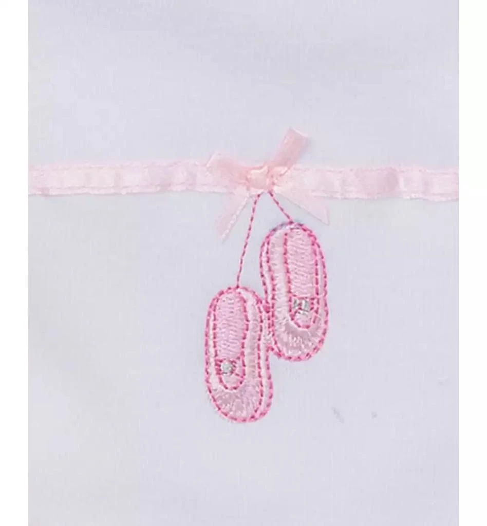 商品Little Me|Baby Girls Ballerina Bibs and Burp Cloth, Pack of 3,价格¥97,第3张图片详细描述