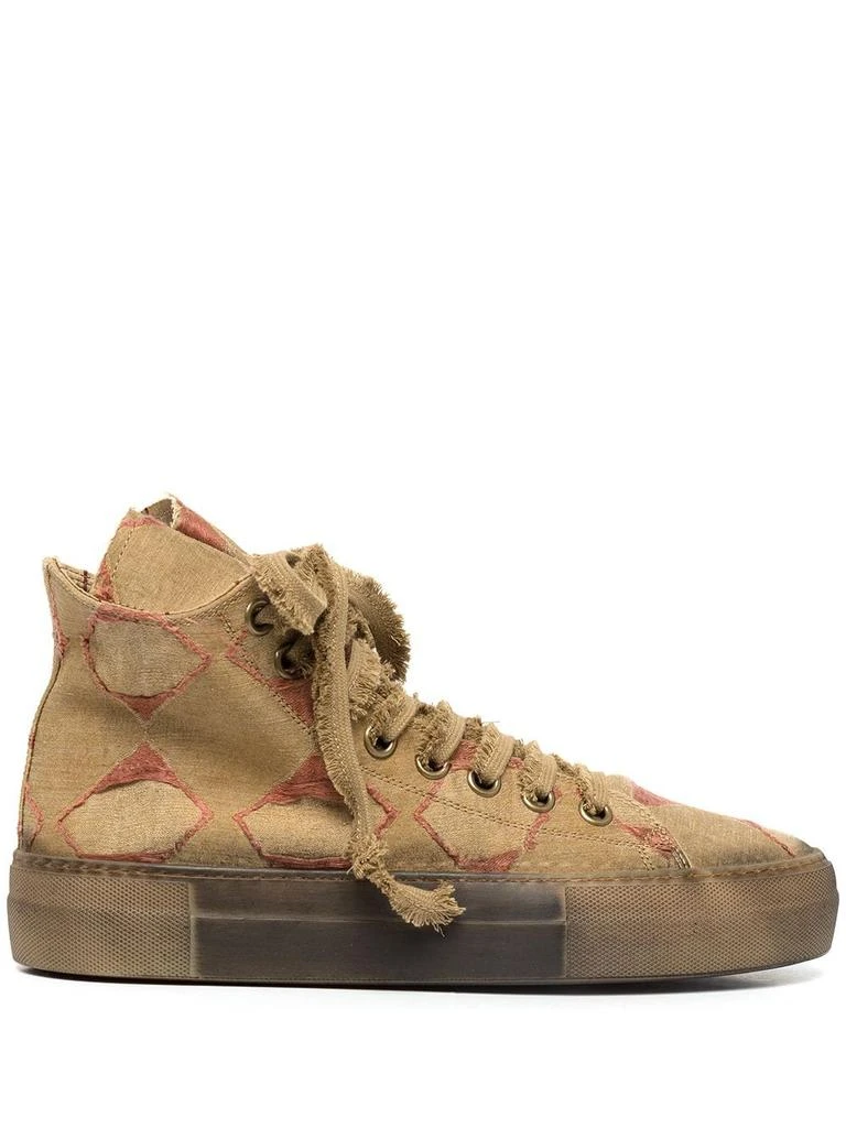 商品Uma Wang|UMA WANG WOMEN HIGH TOP SNEAKERS,价格¥1249,第1张图片