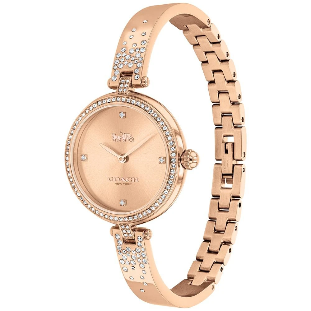 商品Coach|Women's Park Rose Gold-Tone Bracelet Watch 30mm,价格¥1549,第4张图片详细描述