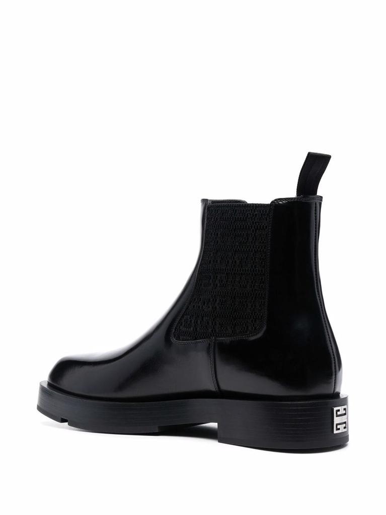 GIVENCHY - Squared Leather Anlke Boots商品第4张图片规格展示