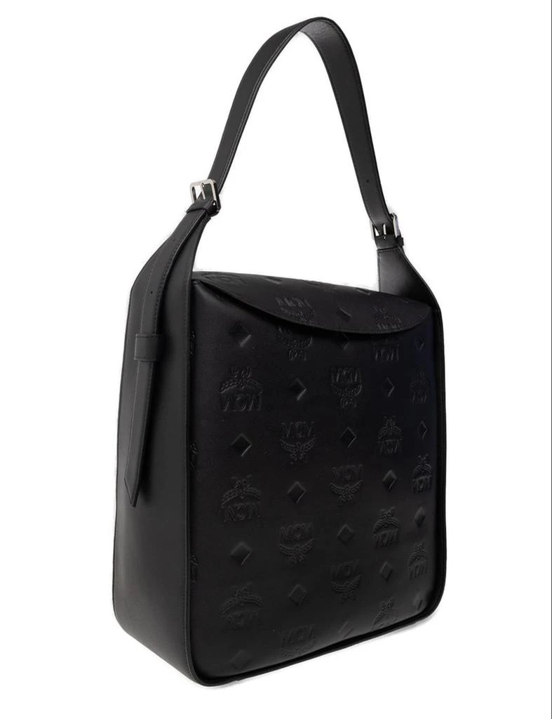 商品MCM|MCM Aren Logo Detailed Large Shoulder Bag,价格¥4657,第3张图片详细描述