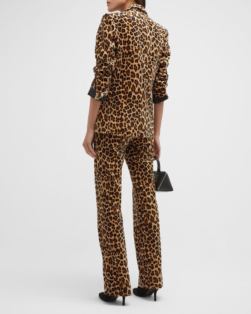 商品FRAME|Classic Leopard Blazer,价格¥4990,第7张图片详细描述
