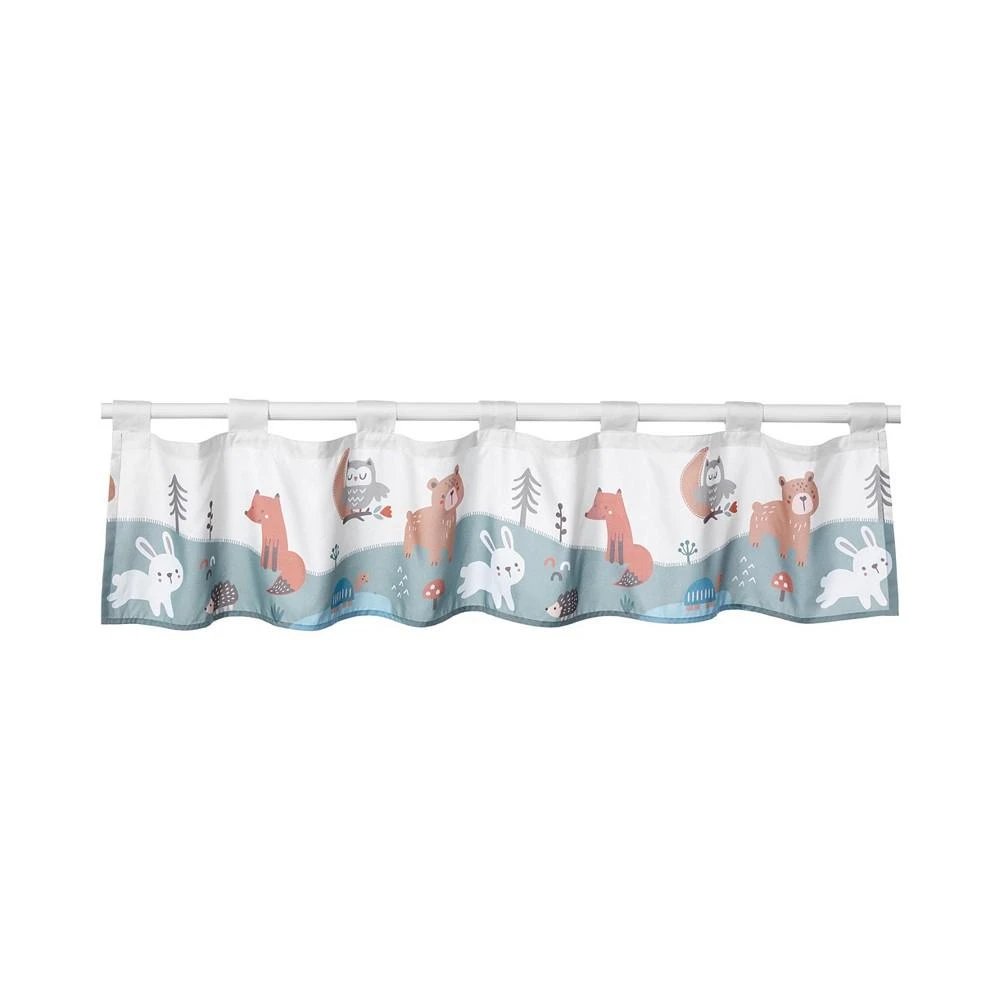商品Bedtime Originals|Animal Alphabet Sage Green/Cream Nursery Window Valance,价格¥127,第1张图片