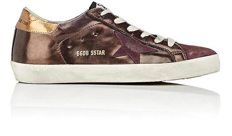 商品Golden Goose|Women's Superstar Leather & Suede Sneakers,价格¥1926,第1张图片