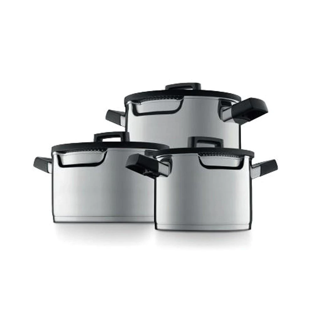 商品BergHOFF|Gem Cookware Set with Downdraft Handles, 6 Pieces,价格¥3220,第1张图片