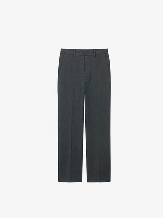Semi-Wide Pintuck Elastic Band Pant 商品