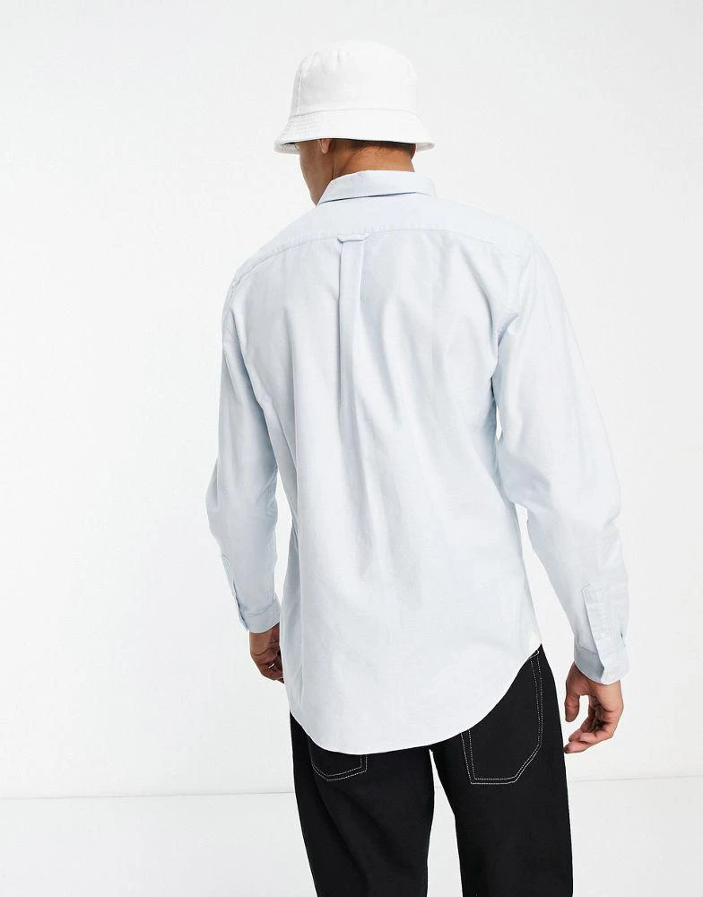 商品Lacoste|Lacoste oxford long sleeve shirt in light blue,价格¥516,第2张图片详细描述