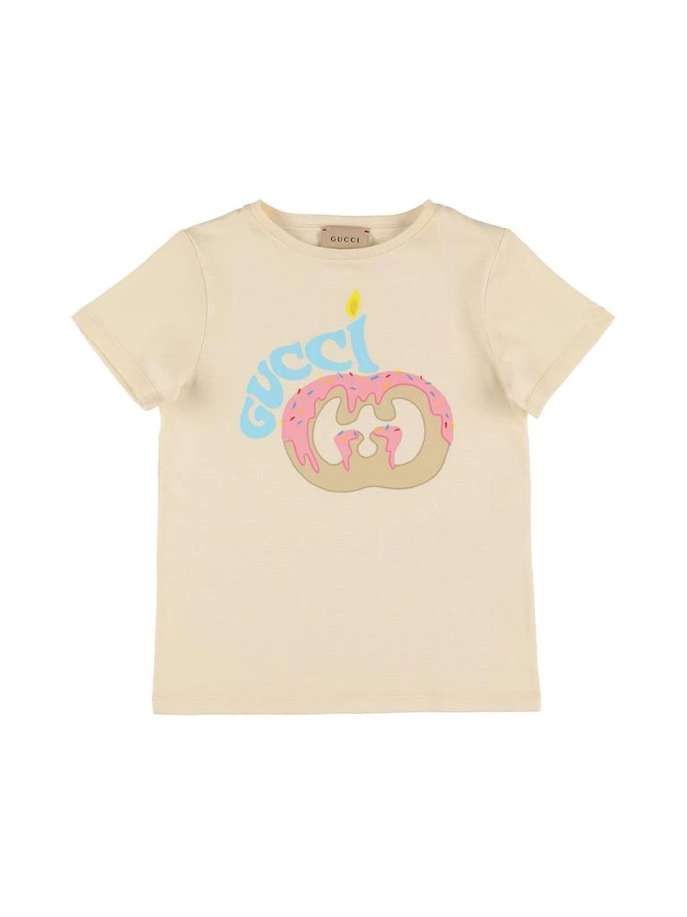 商品Gucci|Printed Cotton Jersey T-shirt,价格¥1733,第1张图片