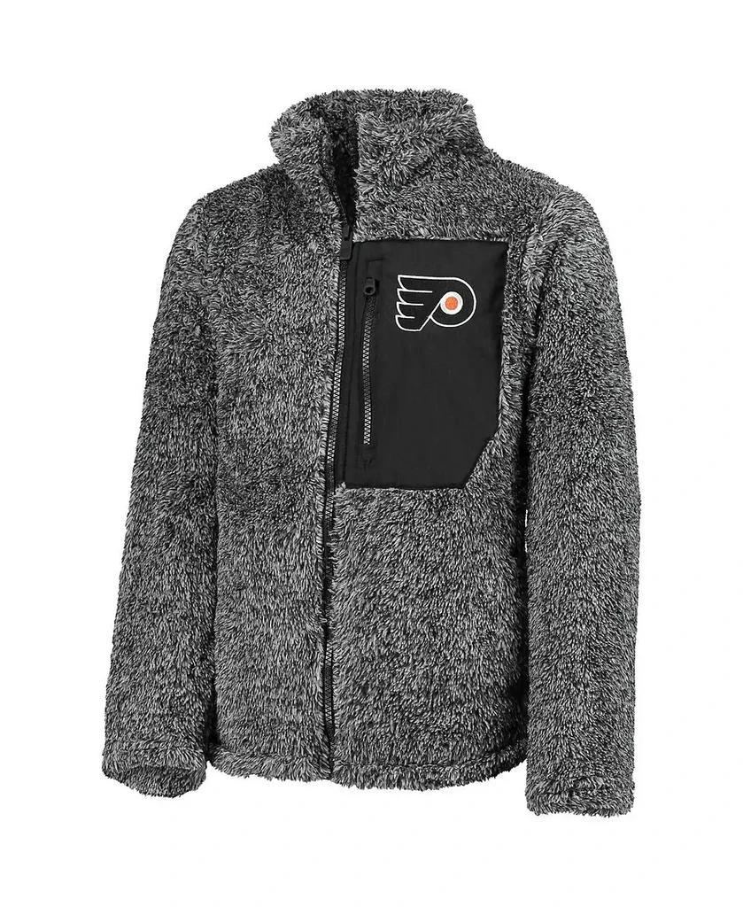 商品Outerstuff|Big Girls Black Philadelphia Flyers Fan Gear Sherpa Full-Zip Jacket,价格¥411,第2张图片详细描述