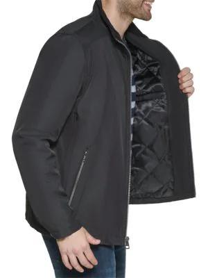 商品Calvin Klein|Full Zip Band Collar Jacket,价格¥440,第7张图片详细描述