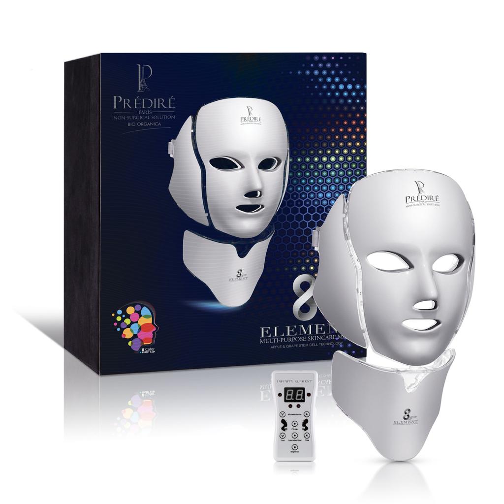 Facial Revitalization LED Mask w/ Essential Skincare Set-Black Robe商品第2张图片规格展示