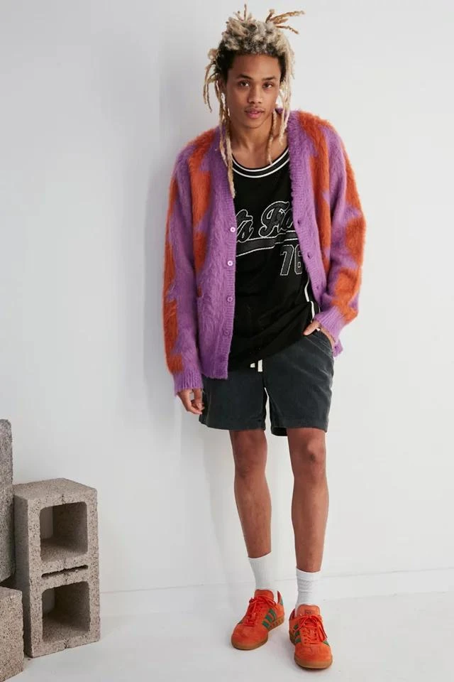 商品BDG|BDG Acid Washed Black Corduroy Short,价格¥403,第3张图片详细描述