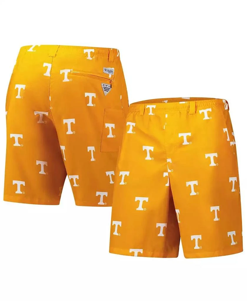 商品Columbia|Men's Tennessee Orange Tennessee Volunteers PFG Back Cast III Omni-Shade Shorts,价格¥374,第1张图片