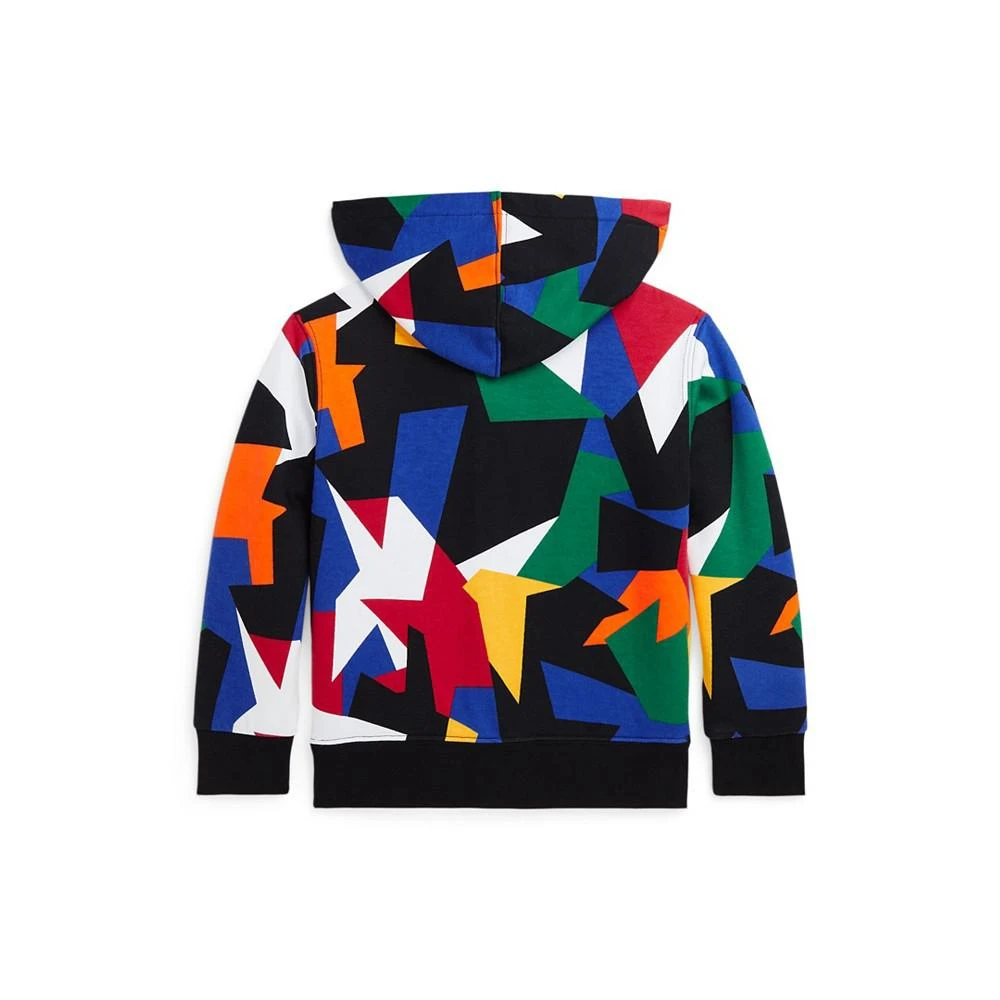 商品Ralph Lauren|Toddler and Little Boys Abstract Double-Knit Full-Zip Hooded Sweatshirt,价格¥258,第2张图片详细描述